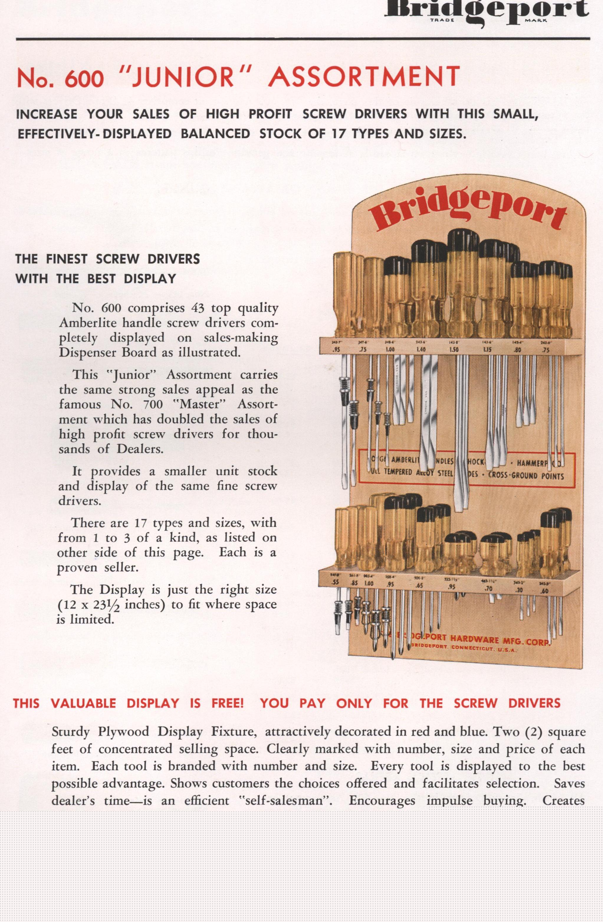 Bridgeport screwdrivers #53 catalog page 5